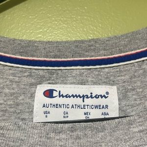 Mens size small champion gray sweatshirt